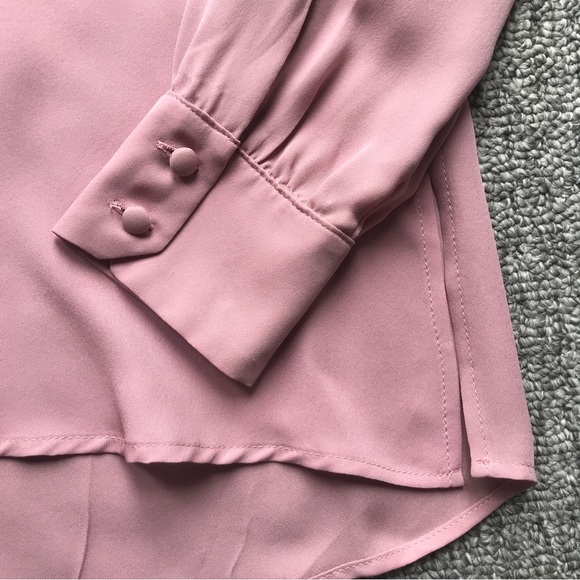 Judith & Charles pink, size 6 silk blouse - Picture 3 of 4